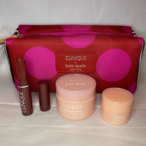 Clinique x Kate Spade Set with Cosmetic Bag